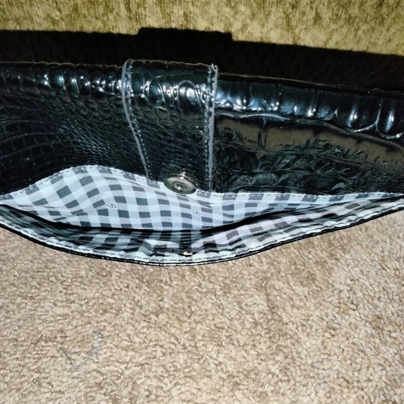 Jessica Simpson Patent Animal Print Clutch - Picture 5 of 8